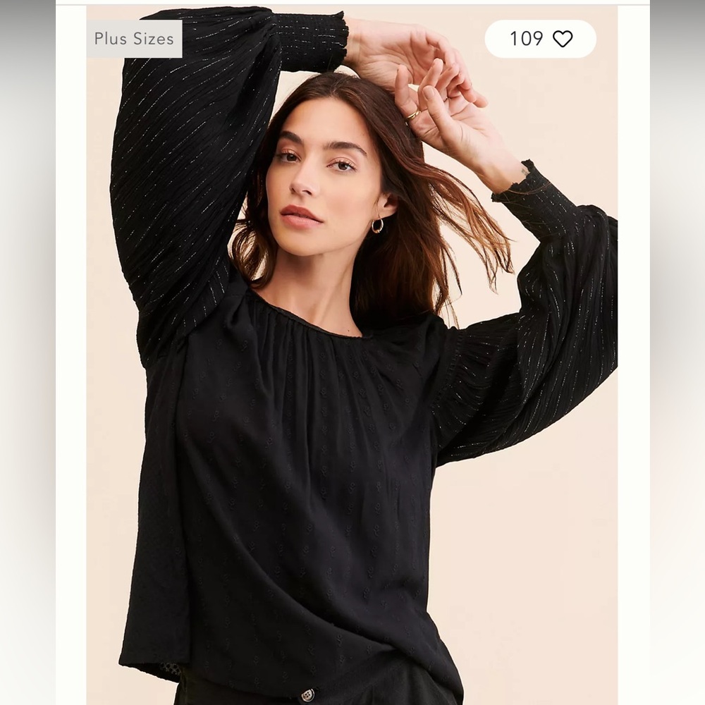 Anthropologie Conditions Apply Miranda Peasant Blouse Size 1X